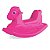 Cavalinho de Balanço Homeplay Huppa Huppa Rosa +3 Anos - Imagem 1