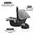 Carrinho de Bebê Jogger Sway com Bebê Conforto e Base Isofix - Imagem 8