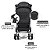 Carrinho de Bebê Flick Preto com Bebê Conforto e Base - Imagem 4