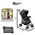 Carrinho de Bebê Flick Preto com Bebê Conforto e Base - Imagem 6