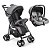Carrinho de Bebê Multikids Baby Flick e Bebê Conforto Rest Cinza - Imagem 1