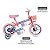 Bicicleta Infantil Verden Peppa Pig Aro 12 Rosa - Imagem 5