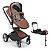 Carrinho Passeio Litet Moisés Candy Caramelo com Base Isofix - Imagem 1
