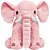 Elefante De Pelúcia Buba Rosa - Imagem 1