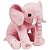 Elefante De Pelúcia Buba Rosa - Imagem 2