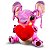 Pelúcia Angel Multikids Coração c/ Mecanismo Luz e Som 30 cm - Imagem 5