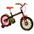 Bicicleta Infantil Caloi Power Rex Aro 16 Preto e Vermelho - Imagem 1
