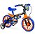 Bicicleta Infantil Nathor Hot Wheels Aro 12 com Rodinhas - Imagem 1