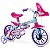 Bicicleta Infantil Nathor Barbie Aro 12 com Rodinhas - Imagem 1