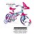 Bicicleta Infantil Nathor Barbie Aro 12 com Rodinhas - Imagem 2