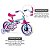 Bicicleta Infantil Nathor Barbie Aro 12 com Rodinhas - Imagem 4