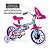 Bicicleta Infantil Nathor Barbie Aro 12 com Rodinhas - Imagem 5