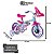 Bicicleta Infantil Nathor Barbie Aro 12 com Rodinhas - Imagem 7