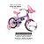 Bicicleta Infantil Nathor Minnie Aro 12 com Rodinhas - Imagem 3