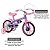 Bicicleta Infantil Nathor Minnie Aro 12 com Rodinhas - Imagem 5