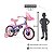 Bicicleta Infantil Nathor Minnie Aro 12 com Rodinhas - Imagem 7