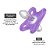 Chupeta Comfort MAM Rosa e Roxo (0-2 m) - Imagem 5