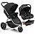 Carrinho de Bebê Litet Jogger Sway Preto Com Bebê Conforto e Base - Imagem 1