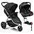 Carrinho de Bebê Litet Jogger Sway Preto com Bebê Conforto e Base Isofix - Imagem 1
