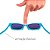 Óculos de Sol Baby com Armação Flexível (+3M) - Azul - Buba - Imagem 3