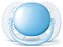 Chupeta Ultra Soft Tam.1 (+0M) - Azul - Philips Avent - Imagem 1