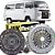 KIT EMBREAGEM VOLKSWAGEN KOMBI 1.4 FLEX 2006 A 2014 LUK - Imagem 1