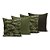 Kit 4 Capas de Almofadas 45x45cm Camuflada Verde Militar - Yuzo - Imagem 1