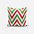 Kit 3 Almofadas de Natal Yuzo 45x45cm Geométrica Verde, Vermelho e Branco - Imagem 2
