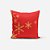 Almofada de Natal Avulsa Yuzo 45x45cm Estampa Natal Vermelho - Imagem 1