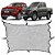Rede Caçamba Volkswagen Amarok 140x140 Reforçada Com Elástico Nas Pontas e 8 Ganchos Para Separar e Conter Cargas - Imagem 1