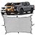 Rede Caçamba Nissan Frontier 140x140 Reforçada Com Elástico Nas Pontas e 8 Ganchos Para Separar e Conter Cargas - Imagem 1