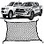 Rede Caçamba Toyota Hilux 140x140 Reforçada Com Elástico Nas Pontas E Ganchos Para Separar e Conter Cargas - Imagem 1