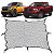 Rede Caçamba Ford Maverick 140x140 Reforçada Com Elástico Nas Pontas e 8 Ganchos Para Separar e Conter Cargas - Imagem 1