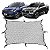 Rede Caçamba Fiat Toro 140x140 Reforçada Com Elástico Nas Pontas e 8 Ganchos Para Separar e Conter Cargas - Imagem 1