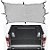 Rede Caçamba Mitsubishi L200 Triton 140x140 Reforçada Com Elástico Nas Pontas e 8 Ganchos Para Separar e Conter Cargas - Imagem 3