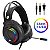 Headset Gamer  7.1 surround som usb com fio rgb - Imagem 2