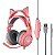 Headset Gamer Orelha de Gato RGB - Imagem 1