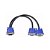 Cabo VGA Macho Para 2 VGA Fêmea IT-Blue LE-5514 - Imagem 3