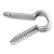 Grampo Clamp C10 Branco 50 Unidades - Imagem 1