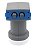 LNB Duplo Universal Banda KU Aquário DTH-02 - Imagem 1