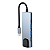 HUB 5 PORTAS KAPBOM KA-6050 2X USB/ RJ45/ HDMI/ TIPO C - Imagem 2
