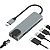 HUB 5 PORTAS KAPBOM KA-6050 2X USB/ RJ45/ HDMI/ TIPO C - Imagem 1