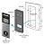 Kit Video Porteiro Condominium 16 APP + 4 monitores AGL - Imagem 3