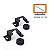 kit 60 Suportes Fixo Universal 10‘‘ A 100‘‘ Compacto INobre - Imagem 3