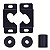 kit 60 Suportes Fixo Universal 10‘‘ A 100‘‘ Compacto INobre - Imagem 2
