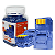 Conector Rj45 Azul Macho Cat5e Termoplástico 8 Vias 1 Gbps c/ 100 un - Imagem 1