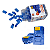 Conector Rj45 Azul Macho Cat5e Termoplástico 8 Vias 1 Gbps c/ 100 un - Imagem 3