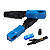 Kit 10un Conector Reutilizável Fibra sc-upc Azul Transcend - Imagem 3
