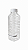 60 UN. FRASCO TRANSPARENTE QUADRADO 500 ML COM TAMPA - Imagem 1