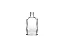 06 UN. GARRAFA  DE VIDRO DE BOLSO 200 ML COM TAMPA E LACRE - Imagem 1